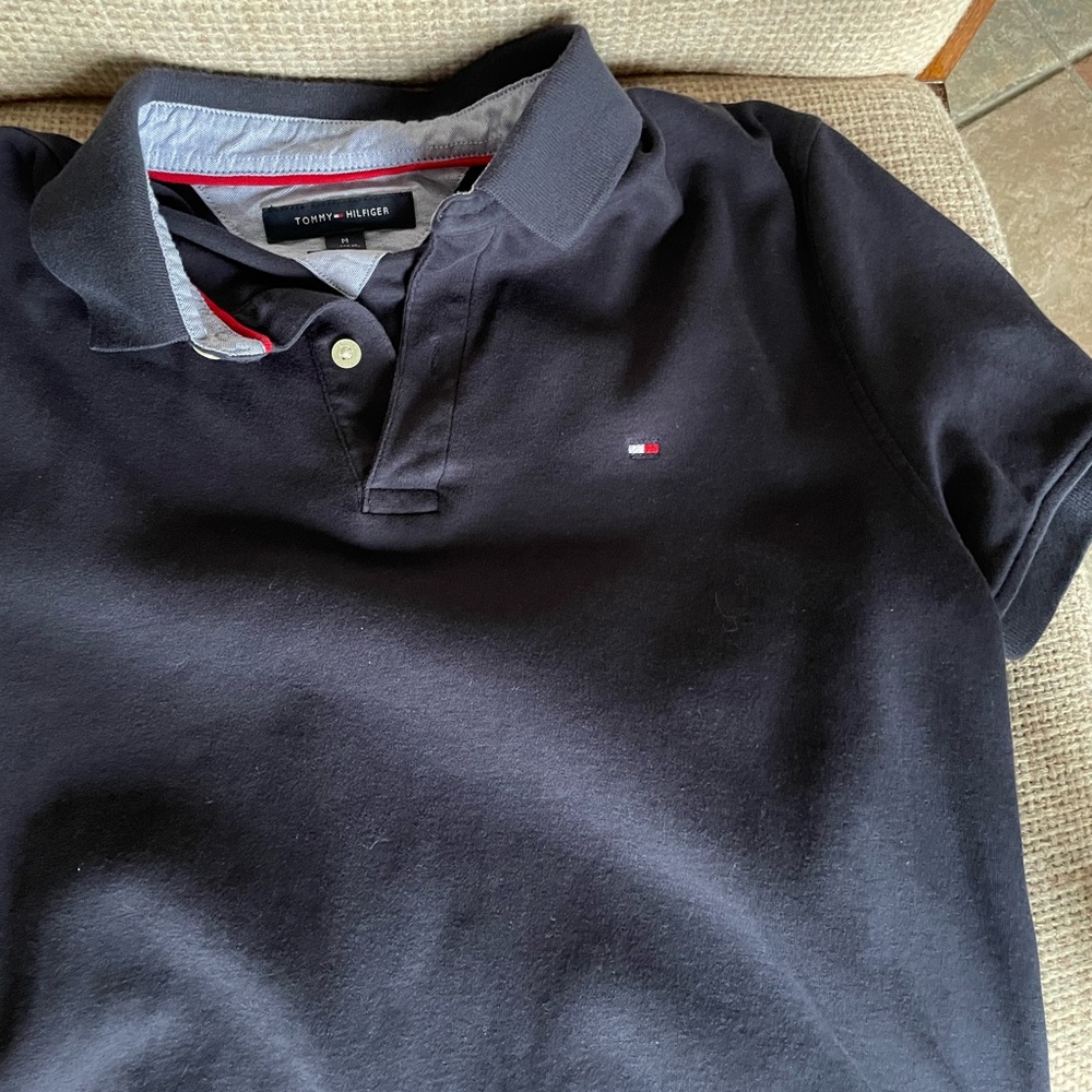 Tommy Hilfiger navy Polo size M